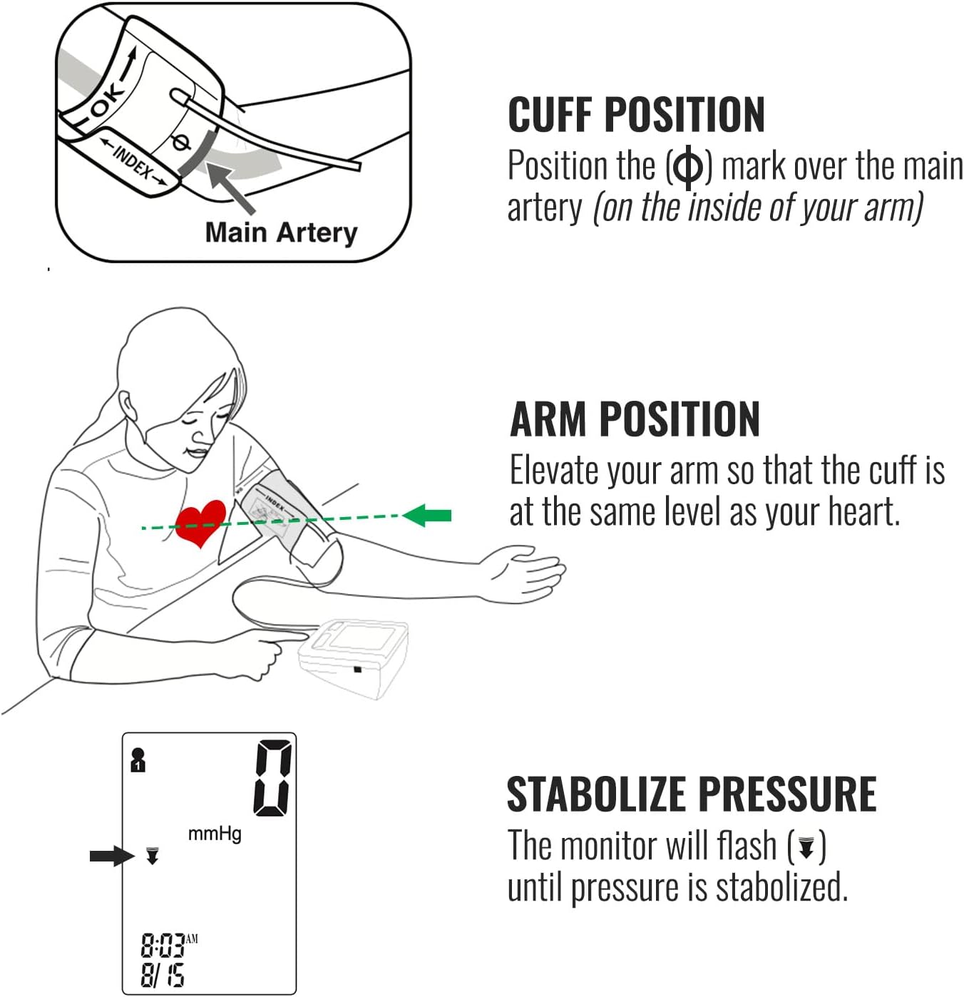 HealthSmart Digital Blood Pressure Monitor (Upper Arm & Wrist)