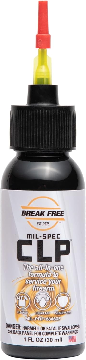 BREAK FREE CLP Cleaner Lubricant and Preservative Gun Cleaner, Needle Applicator, 1 fl oz
