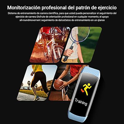 Pulsera Deportiva Inteligente con Monitor de Ritmo Cardíaco Pulsera Deportiva Inteligente con Monitor de Ritmo Cardíaco