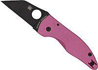 Sprint Pink G-10 MicroJimbo Black Blade by Spyderco