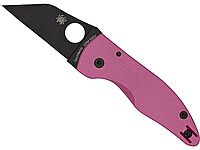 Sprint Pink G-10 MicroJimbo Black Blade by Spyderco