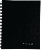 Cambridge Notebook, Business Notebook, 8-1/4" x 11", 80 Sheets, Ruled, Action Planner, Flexible Cover, Wirebound