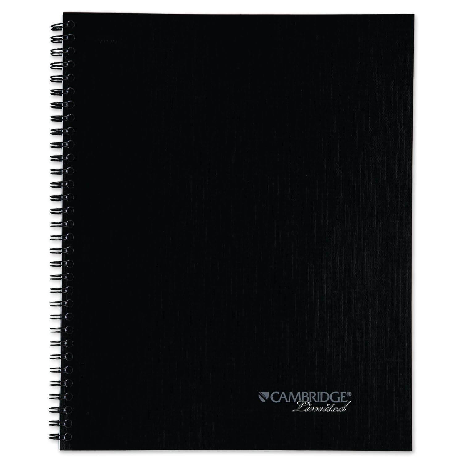 Cambridge Notebook, Business Notebook, 8-1/4" x 11", 80 Sheets, Ruled, Action Planner, Flexible Cover, Wirebound