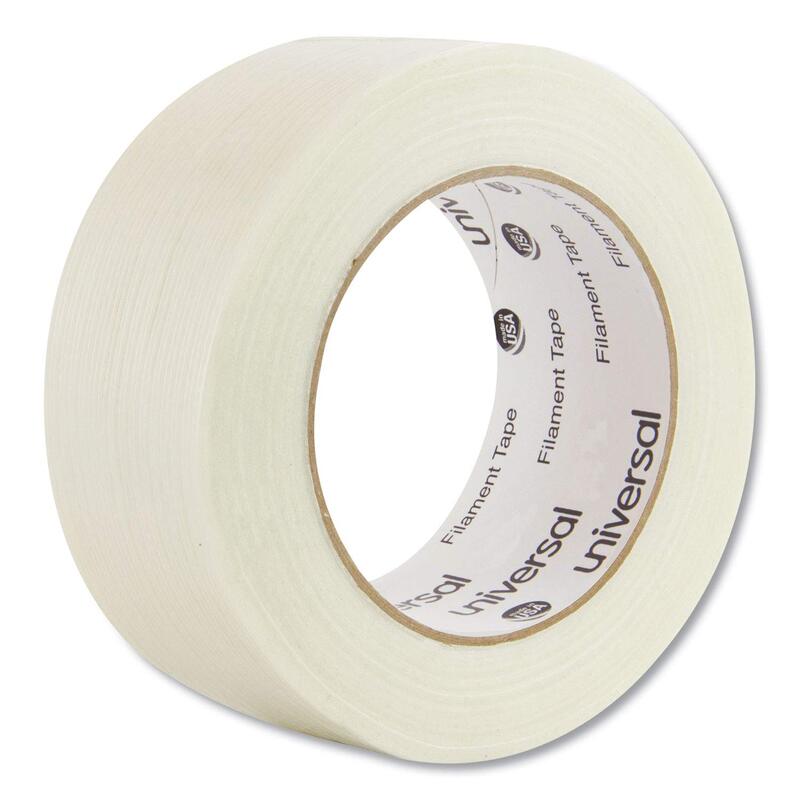Universal UNV31648 Premium Filament Tape, 2 in x 60 yd, Clear
