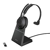 Jabra Evolve2 65 - USB-A MS Teams Mono with Charging Stand - Black Wireless Headset/Music Headphones