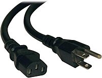 Tripp Lite 2-ft and 3-ft 14AWG Heavy Duty Computer Power Cords, 15A (NEMA 5-15P to IEC-320-C13) (P007-002, P007-003) 2-feet Power Cord + Cord, 15A, 14AWG
