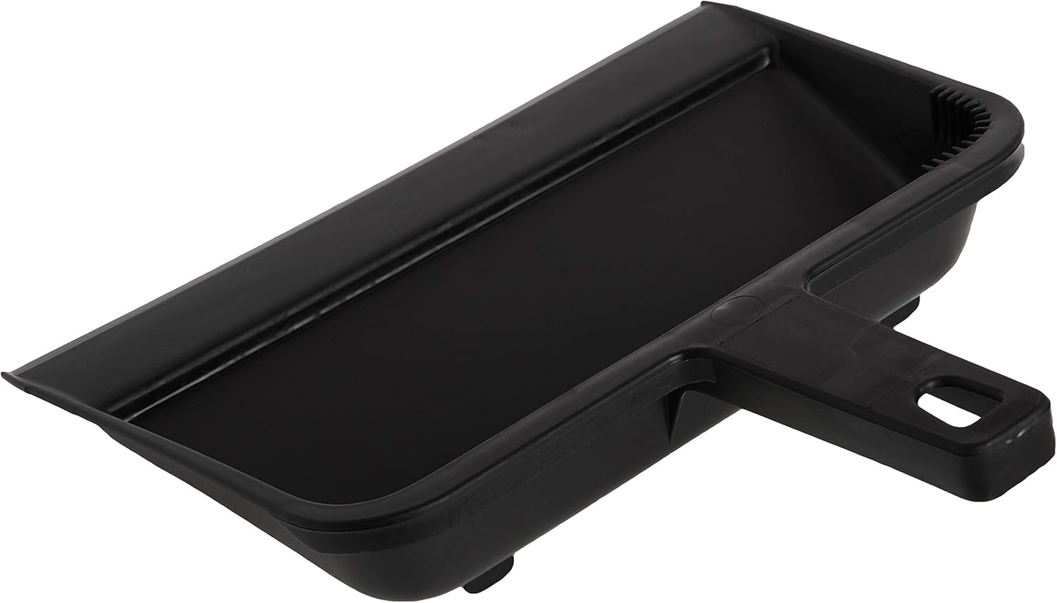 Genuine Joe 12" Heavy-Duty Plastic Dust Pan – Durable Black Design for Home & Commercial Cleaning