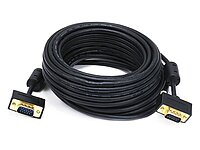 Monoprice Ultra Slim SVGA Super VGA Male-to-Male Monitor Cable with Ferrites and Gold-Plated DE-15 Connectors