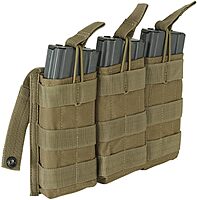VOODOO TACTICAL M4/M16 MOLLE Open-Top Mag Pouch with Bungee System