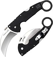Cold Steel Tiger Claw Hawkbill Folding Knife with S35VN and G-10 Handle