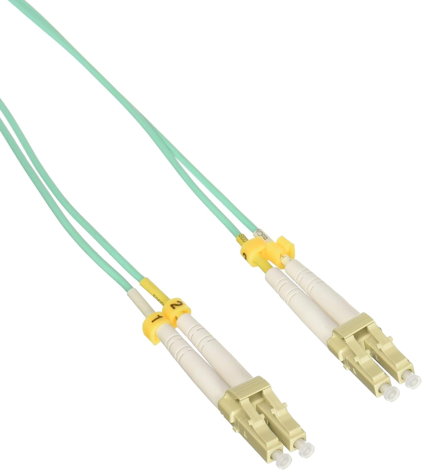 E-NET 3M LC/LC Duplex OM4 Multimode Fiber Patch Cable - 10Gb