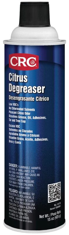 CRC Citrus Degreaser 14170 – 15 Wt Oz., Heavy Duty Citrus Degreaser For Removing Grease and Oil 15 Fl Oz (Pack of 1)