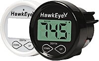 HawkEye DT2BX-TM In-Dash Depth Sounder with Air and Water Temperature (Includes Airmar Transom Mount Transducer)