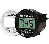 HawkEye DT2BX-TM In-Dash Depth Sounder with Air and Water Temperature (Includes Airmar Transom Mount Transducer)