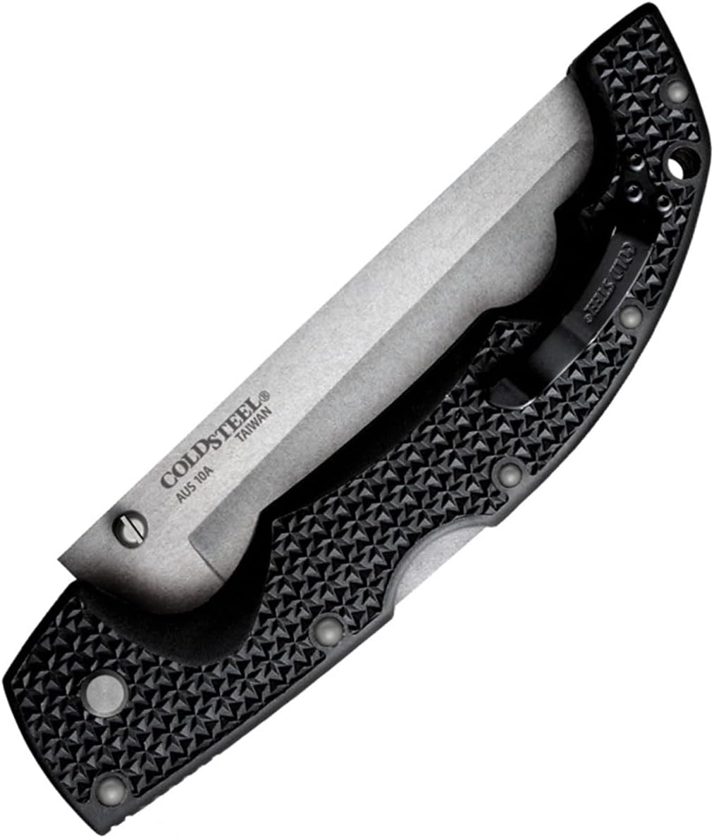 COLD STEEL XL Voyager 5.5 AUS10A Tanto Folding Knife with Griv-Ex Handle & Tri-Ad Lock
