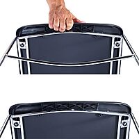 National Public Seating 8500 Stack Chair - Navy Blue