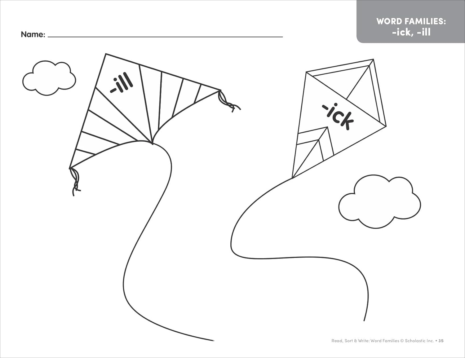 Read, Sort & Write: Word Families: Fun, Reproducible Activities With Writing Pages That Build Essential Skills