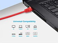 Monoprice Cat6 24AWG UTP Ethernet Patch Cable - Snagless RJ45, 550MHz, Pure Bare Copper