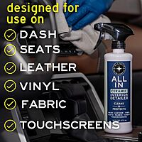 COLLINITE No. 21 All-in Universal Ceramic Interior Detailer – Easy Spray & Wipe Cleaner + SiO2 UV Protection for Leather