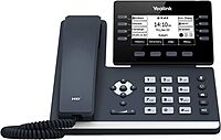 Yealink T53 IP Phone, 12 VoIP Accounts. 3.7-Inch Graphical Display. USB 2.0, Dual-Port Gigabit Ethernet, 802.3af PoE