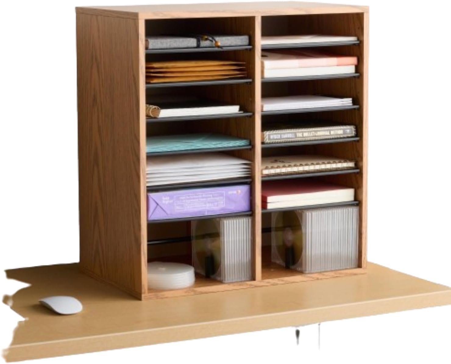 SAFCO Wood Adjustable Literature Organizer