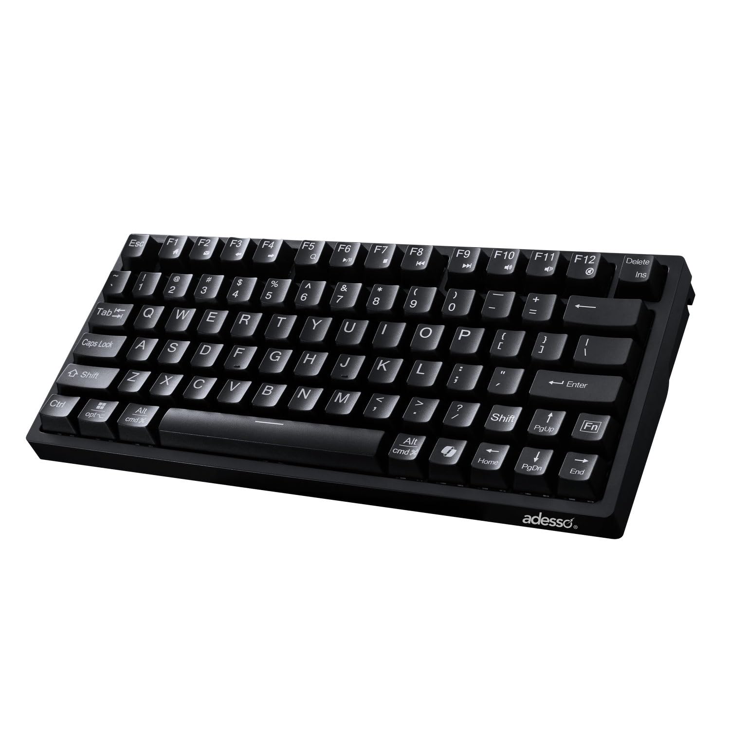 AKB-610UB Multi-OS Mechanical Compact Keyboard with Copilot Ai Hotkey, Blue Switch, Clicky and Tactile
