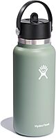 Hydro Flask Wide Mouth Flex Straw Cap Bottle - Insulated Stainless Steel