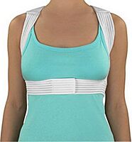 DMI Posture Corrector Adjustable Criss-Cross Foam Bands