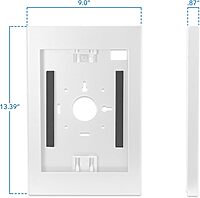Mount-It! Anti-Theft Low-Profile Lockable Steel Tablet Wall Mount
