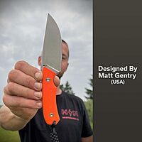 CIVIVI Gander Fixed Blade Knife with Kydex Sheath, 3.63" 14C28N Blade