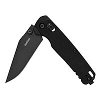 Kershaw Bel Air Clip Point Folding Pocket Knife, Magnacut Blade Steel, Black G10 Handle, Pocketclip, Made in the USA