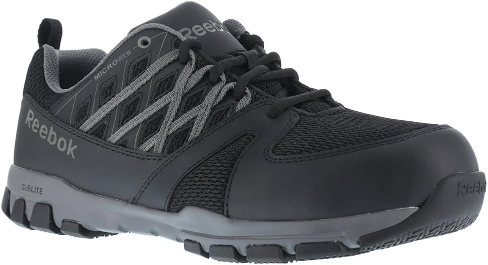 Reebok RB416 Sublite Work Safety Athletic Slip-On Shoe
