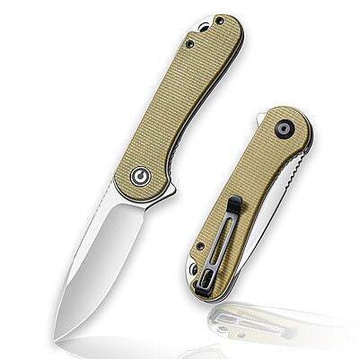 CIVIVI Elementum C907 Pocket Knife Micarta Handle D2 Blade