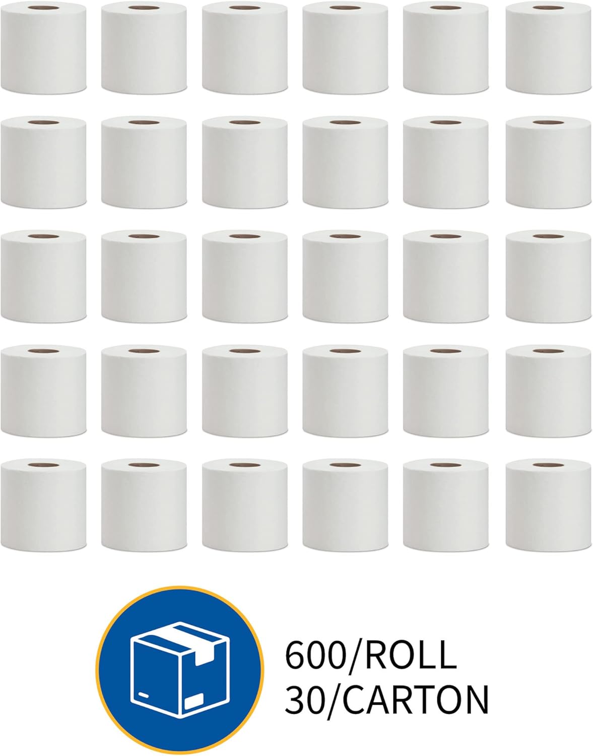 Genuine Joe 2-Ply Centerpull Paper Towels, 100% Recycled, 600 Sheets Per Roll, Pack Of 6 Rolls