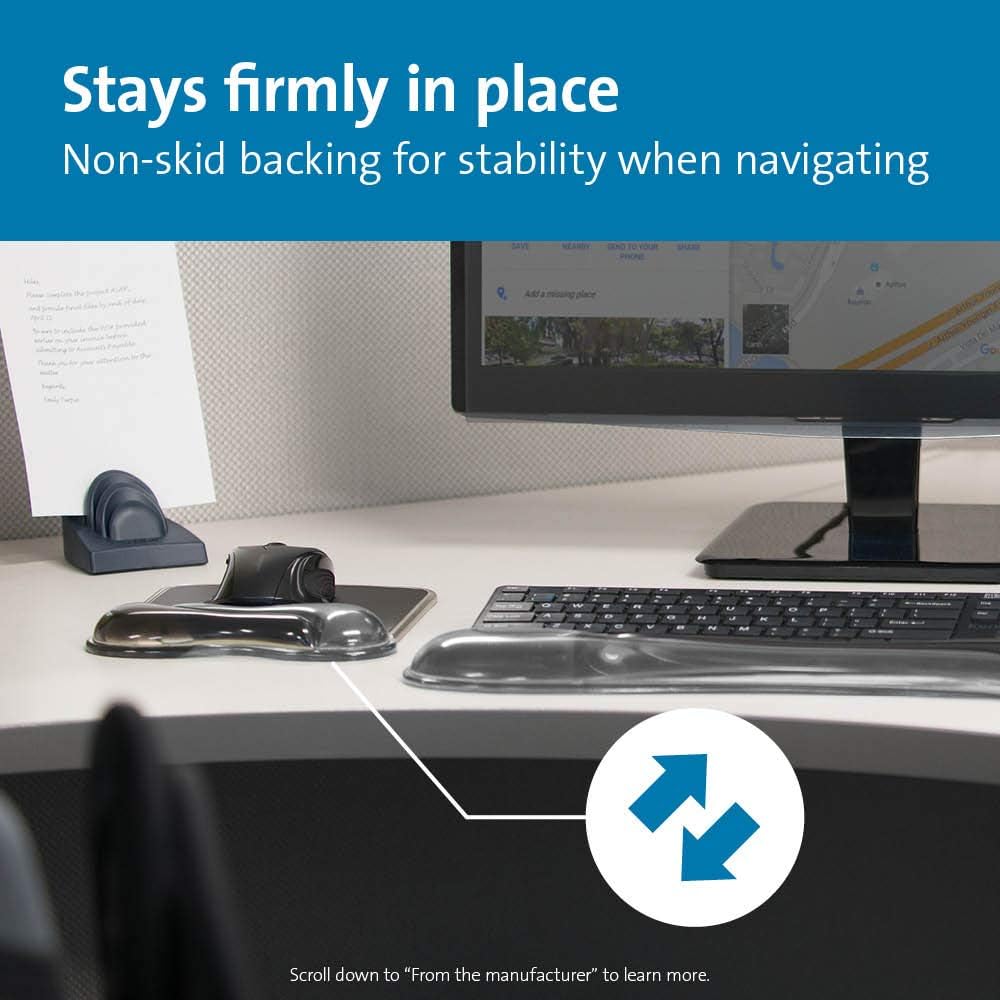 KENSINGTON Duo Gel Mouse & Keyboard Wrist Rests