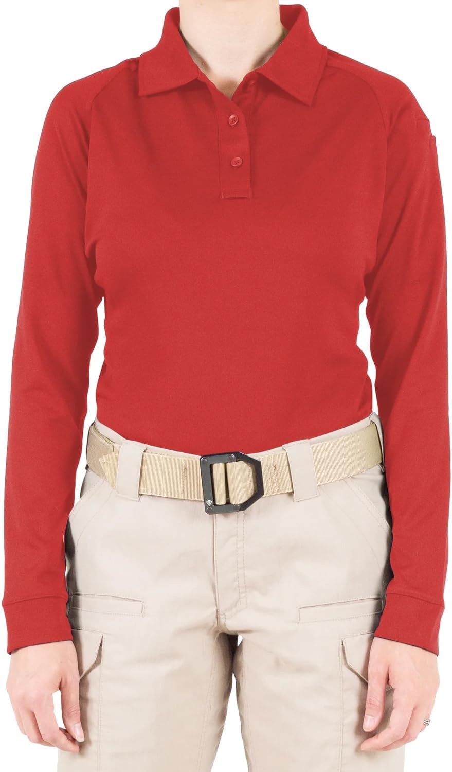 First Tactical Women's Performance Long Sleeve Polo