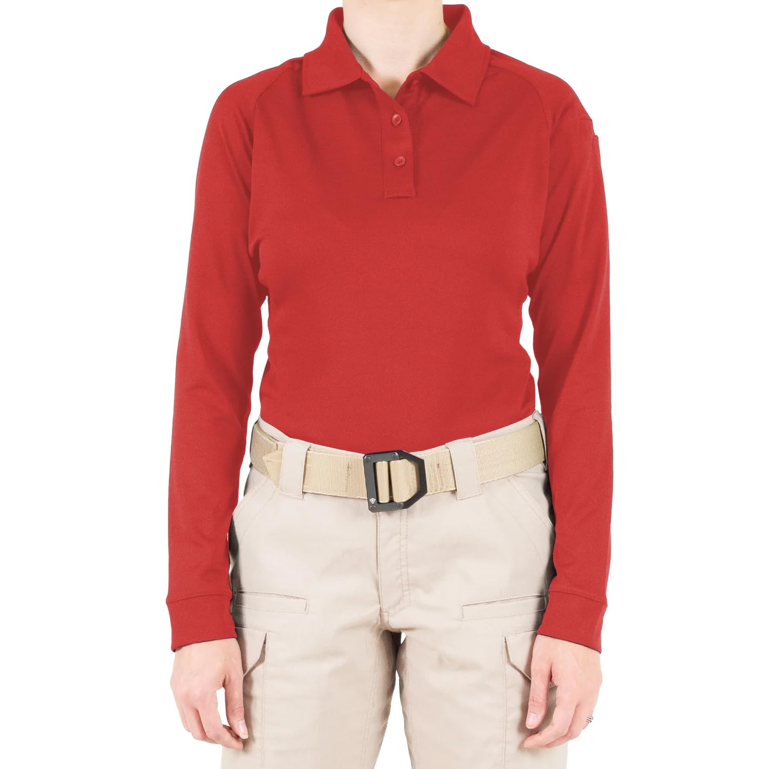 First Tactical Women's Performance Long Sleeve Polo