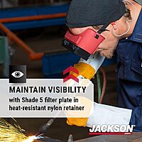 Jackson Safety WS Series Retro Safety Goggles - Welding & Cutting Eye Protection - Indirect Vented