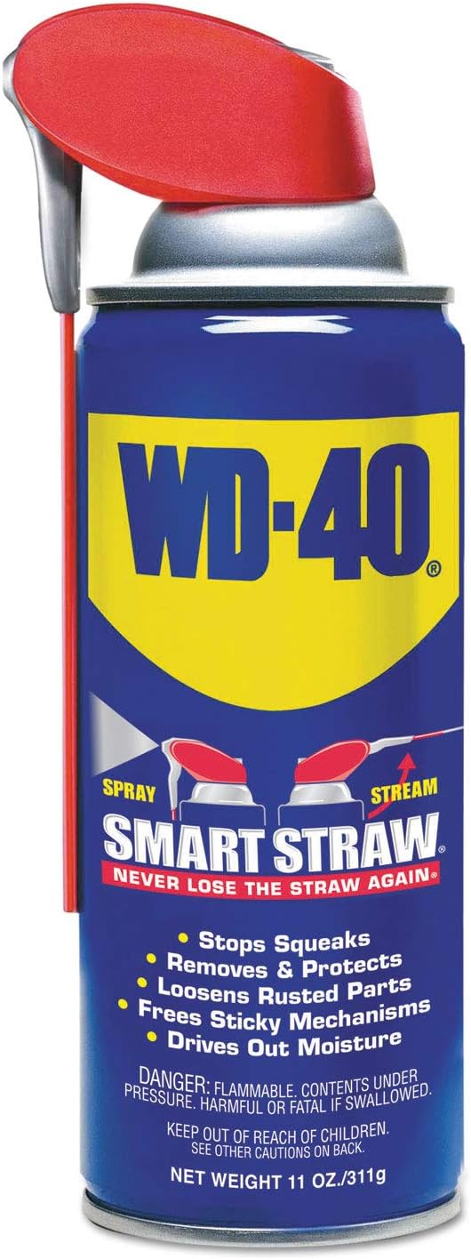 WD-40 Original Formula, Multi-Use Product with Smart Straw Sprays 2 Ways, 11 OZ 1 Pack