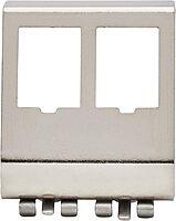 Tripp Lite 2-Port Metal DIN-Rail Mounting Module for Snap-in Keystone Jacks