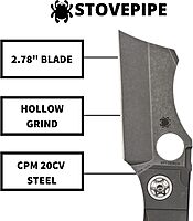 Spyderco C260TIP Stovepipe Titanium