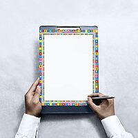 Barker Creek Retro Design Computer Paper, 8-1/2 x 11 Inches, 50 Sheets