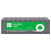 Office Depot Brand Invisible Tape Refills, 3/4in x 1,000in, Pack Of 10