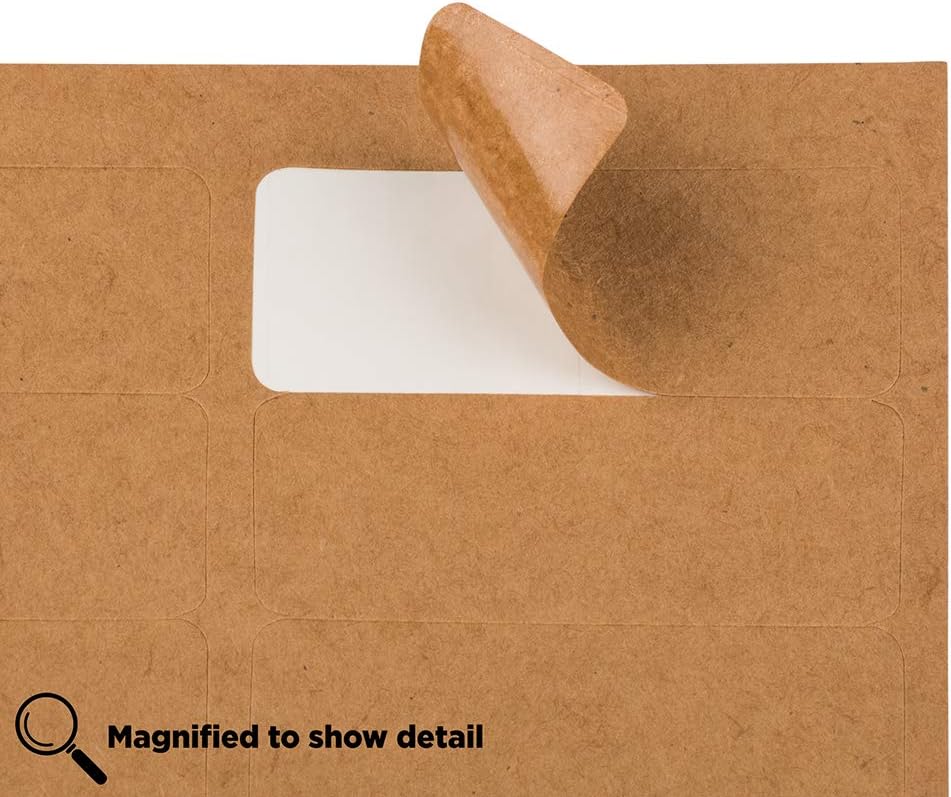 JAM PAPER Mailing Address Labels - Self-Adhesive Rectangular