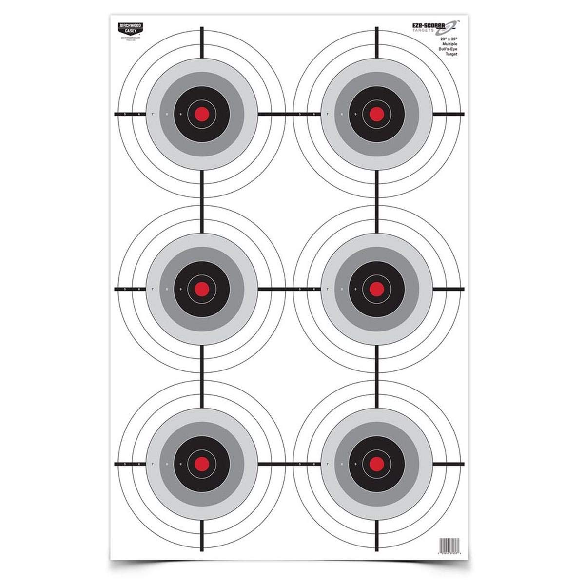 Birchwood Casey Eze-Scorer Multiple Bull's-Eye Paper Targets