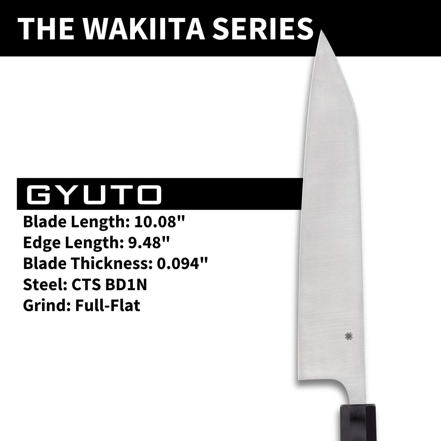 Spyderco Murray Carter Premium Kitchen Knives - Highly Refined Signature Japanese Knives for Culinary Professionals
