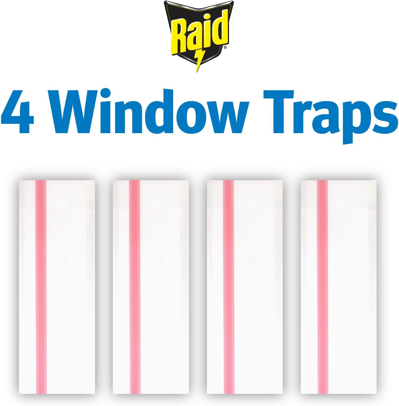 Raid Window Fly Traps, 4 Count (Pack of 4)