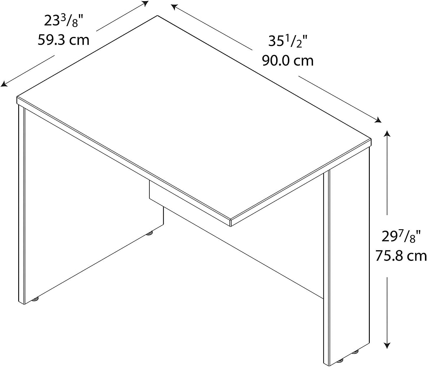 Bush Business Furniture Series C 36W Bridge/Return