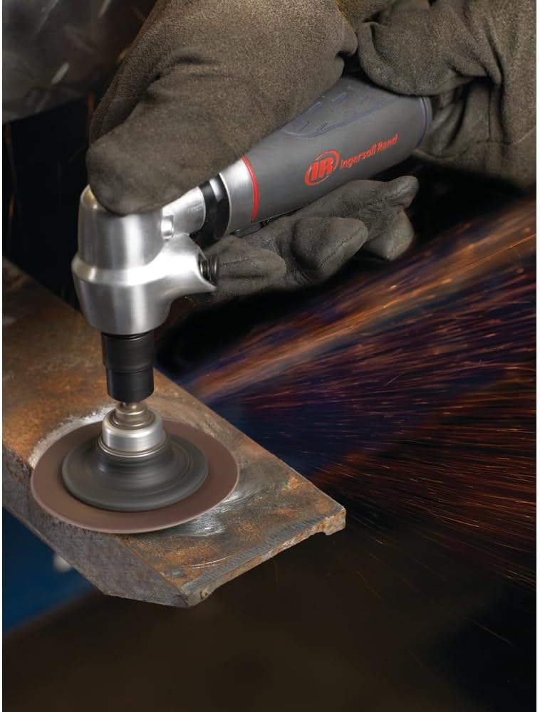 Ingersoll Rand 5102MAX Air Die Grinder – Right Angle, Ergonomic Grip, 0.4 HP and 20,000 RPM Motor, Lightweight Tool, Spindle Lock, Grey 5102MAX - Angled Die Grinder 5102MAX Max Angle Grinder Grinder