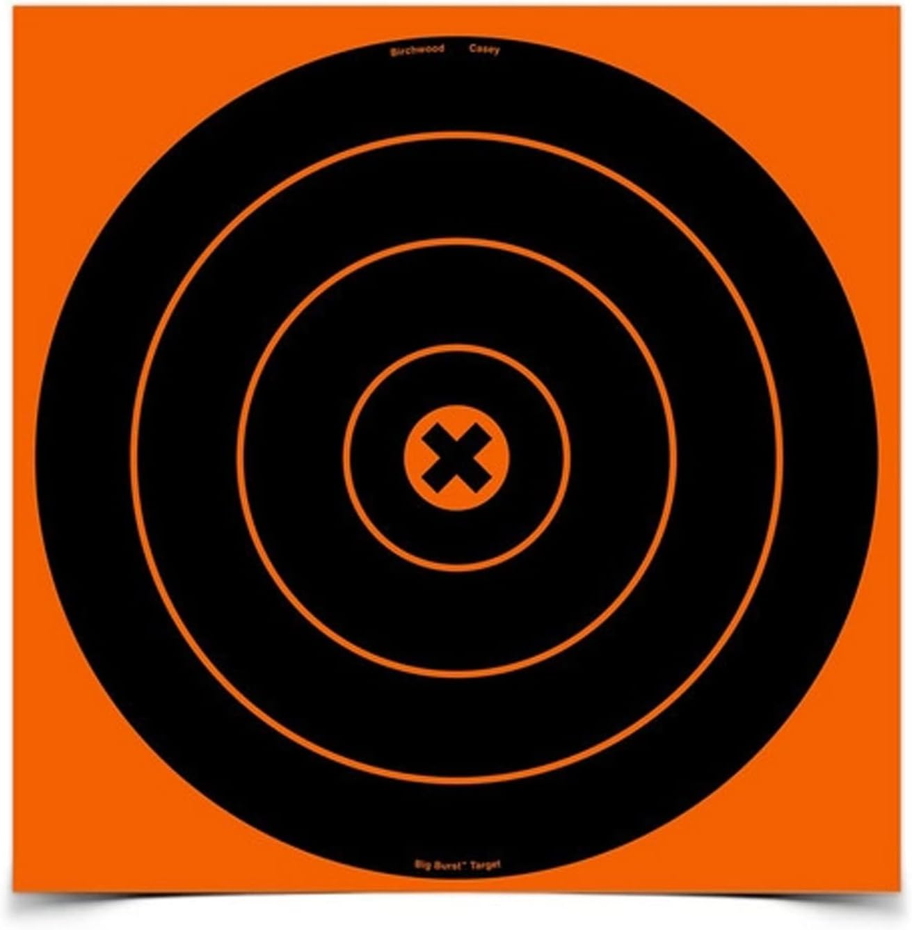 BIRCHWOOD CASEY Big Burst Bull's Eye Always Flat Adhesive Back Shooting Training Reactive Targets